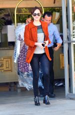 DAKOTA JOHNSON Picking Up Dry Cleaning in Los Feliz