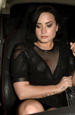 DEMI LOVATO at Nick Jonas Jealous Single Celebration at The Ivy