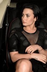 DEMI LOVATO at Nick Jonas Jealous Single Celebration at The Ivy