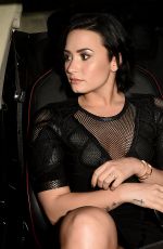 DEMI LOVATO at Nick Jonas Jealous Single Celebration at The Ivy