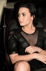 DEMI LOVATO at Nick Jonas Jealous Single Celebration at The Ivy