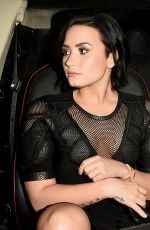 DEMI LOVATO at Nick Jonas Jealous Single Celebration at The Ivy