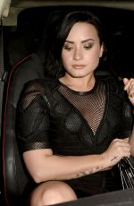 DEMI LOVATO at Nick Jonas Jealous Single Celebration at The Ivy