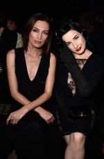 DITA VON TEESE at Elie Saab Fashion Show in Paris