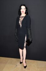 DITA VON TEESE at Elie Saab Fashion Show in Paris
