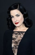 DITA VON TEESE at Elie Saab Fashion Show in Paris