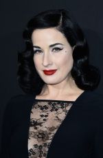 DITA VON TEESE at Elie Saab Fashion Show in Paris