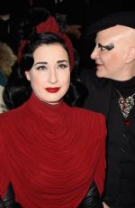 DITA VON TEESE at Jean Paul Gaultier Fashion Show in Paris