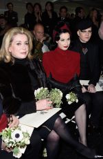 DITA VON TEESE at Jean Paul Gaultier Fashion Show in Paris