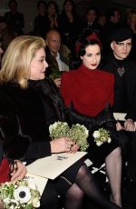 DITA VON TEESE at Jean Paul Gaultier Fashion Show in Paris