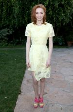 ELEANOR TOMLINSON at Wolf Hall Celebrated in Los Angeles
