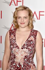 ELISABETH MOSS at 2015 AFI Awards in Los Angeles 