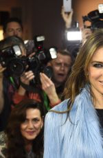 ELIZABETH HURLEY at Marc Cain Fashion Show in Berlin