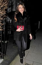 ELIZABETH HURLEY Leaves Her Home in London 2701