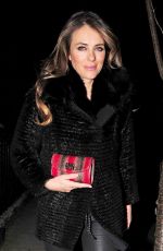 ELIZABETH HURLEY Leaves Her Home in London 2701