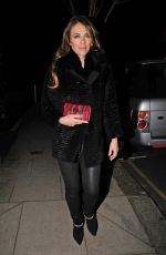 ELIZABETH HURLEY Leaves Her Home in London 2701