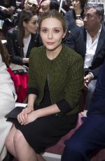 ELIZABETH OLSEN at Christian Dior FAshion Show in Paris