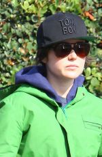 ELLEN PAGE Out and About in Los Angeles 1301