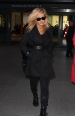 ELLIE GOULDIN at Heathrow Airport in London