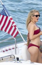 ELLIE GOULDING in Bikini on a Yacht in Miami 0401