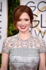 ELLIE KEMPER at 2015 Golden Globe Awards in Beverly Hills