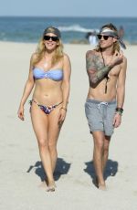 ELLOE GOULDING in Bikini on the Beach in Miami 0501