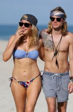 ELLOE GOULDING in Bikini on the Beach in Miami 0501