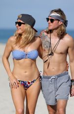 ELLOE GOULDING in Bikini on the Beach in Miami 0501