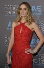 EMILY BLUNT at 2015 Critics Choice Movie Awards in Los Angeles