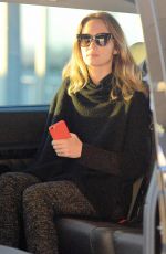 EMILY BLUNT at Heathrow Airport in London 1901