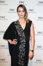 EMILY BLUNT at IWC Gala Dinner in Geneva