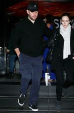 EMILY BLUNT Leaves Katsuya Restaurant in Los Angeles