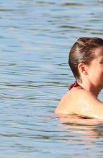 EMMA FORBES in Swimsuit at a Beach in Bbarbados 0101
