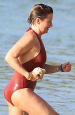 EMMA FORBES in Swimsuit at a Beach in Bbarbados 0101