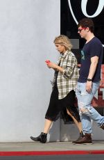 EMMA ROBERTS and Evan Peters Out Shopping in West Hollywood