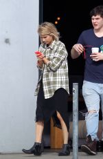 EMMA ROBERTS and Evan Peters Out Shopping in West Hollywood