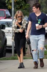 EMMA ROBERTS and Evan Peters Out Shopping in West Hollywood