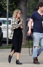 EMMA ROBERTS and Evan Peters Out Shopping in West Hollywood