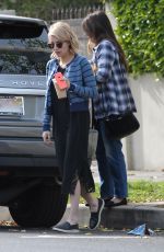 EMMA ROBERTS and Her Mom Out in Los Angeles