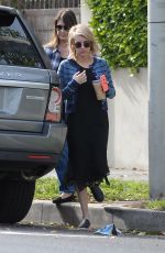EMMA ROBERTS and Her Mom Out in Los Angeles