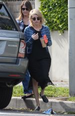 EMMA ROBERTS and Her Mom Out in Los Angeles