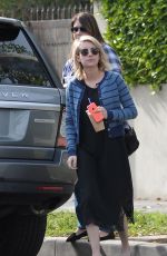 EMMA ROBERTS and Her Mom Out in Los Angeles