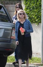 EMMA ROBERTS and Her Mom Out in Los Angeles