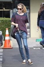 EMMA ROBERTS Getting Her Dry Cleaning in West Hollywood