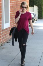 EMMA ROBERTS Out and About in Los Angeles 0101