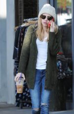 EMMA ROBERTS Out Shopping in Los Angeles 1301