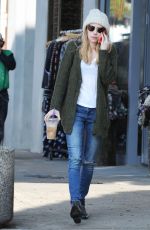 EMMA ROBERTS Out Shopping in Los Angeles 1301