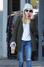 EMMA ROBERTS Out Shopping in Los Angeles 1301