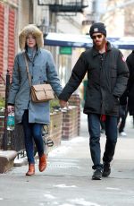 EMMA STONE and Andrew Garfield Out and About in New York 0701