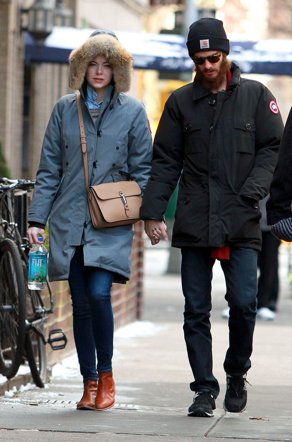 EMMA STONE and Andrew Garfield Out and About in New York ...